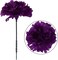Luxurious Purple Artificial Carnations - 50-Pack, Lifelike Faux Floral Picks for Home Decor, Wedding Decorations, Crafts - Top Quality, Highly Reviewed Silk Flowers